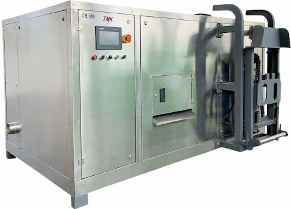 High-Volume Food Waste Compactor for Correctional Facilities